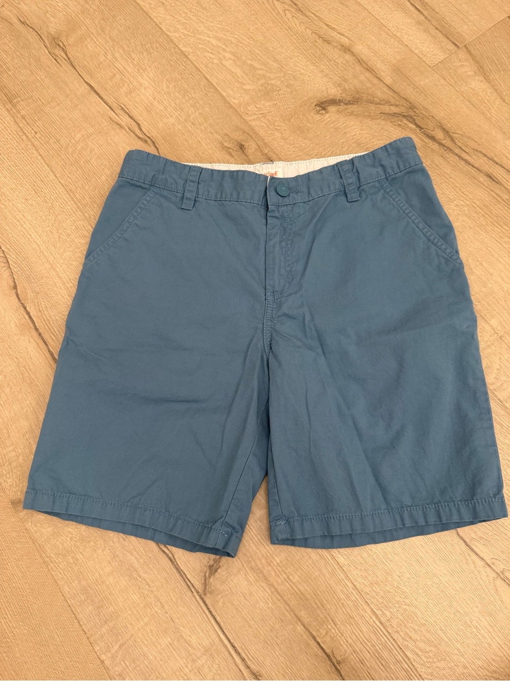 Cat & Jack Boy’s Slate Blue Flat Front Chino Shorts